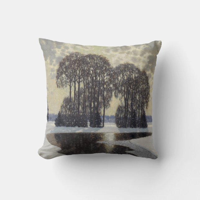 Almofada Winter (por Vilhelms Purvitis) (Frente)