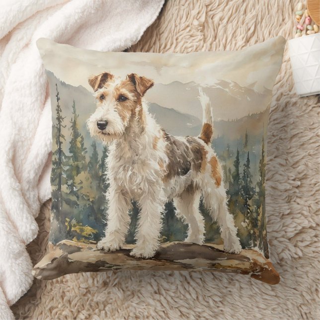 Almofada Wire Fox Terrier (Cobertor)