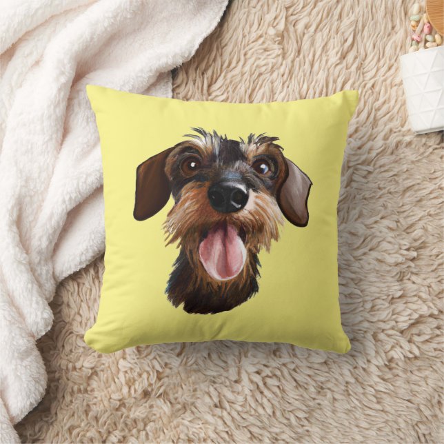 Almofada Wirehaired Dachshund (Cobertor)