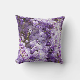 Almofada Wisteria Purple Floral Flor Tree Violet