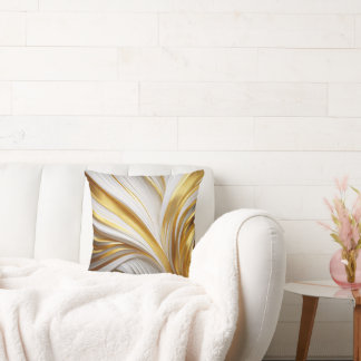 Almofada Wit Goud Retro Kussen