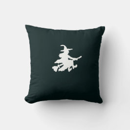 Almofada Witches on Black Throw Pillow