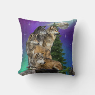 Almofada Wolf e Moon