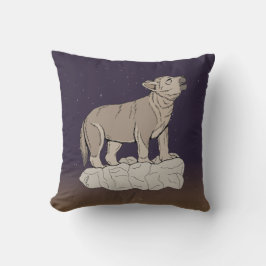 Almofada Wolf Pup Howling