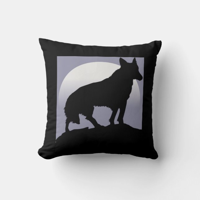 ALMOFADA WOLF SILHOUETTE (Frente)