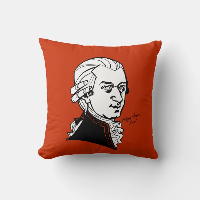 Almofada Wolfgang Amadeus Mozart (Frente)