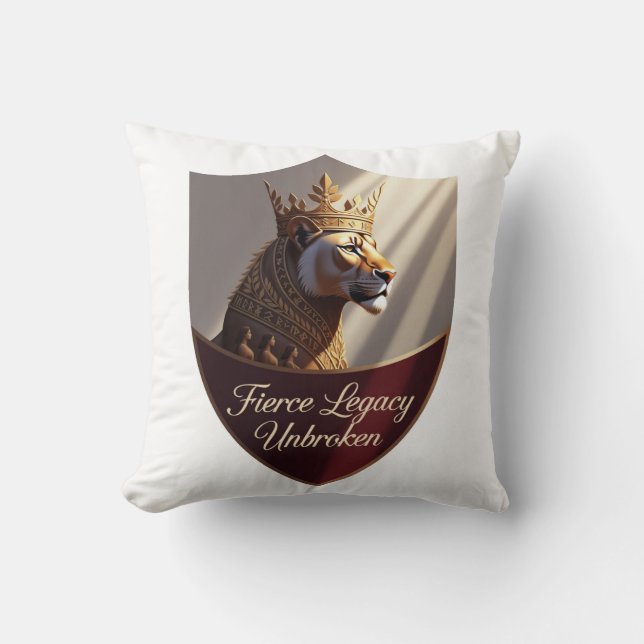 Almofada Women's Day Fierce Heritage, Empowerment Gift 2026 (Frente)