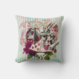 Almofada Wonderland White Rabbit Cor-de-Rosa