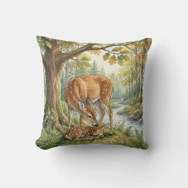 Almofada Woodland Deer Mama & Baby Kids