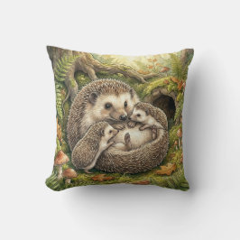 Almofada Woodland Hedgehog Family Kids