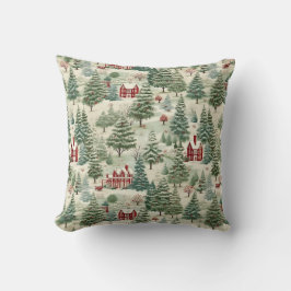 Almofada Woodland Rusland Country Christmas Cozy Cozy