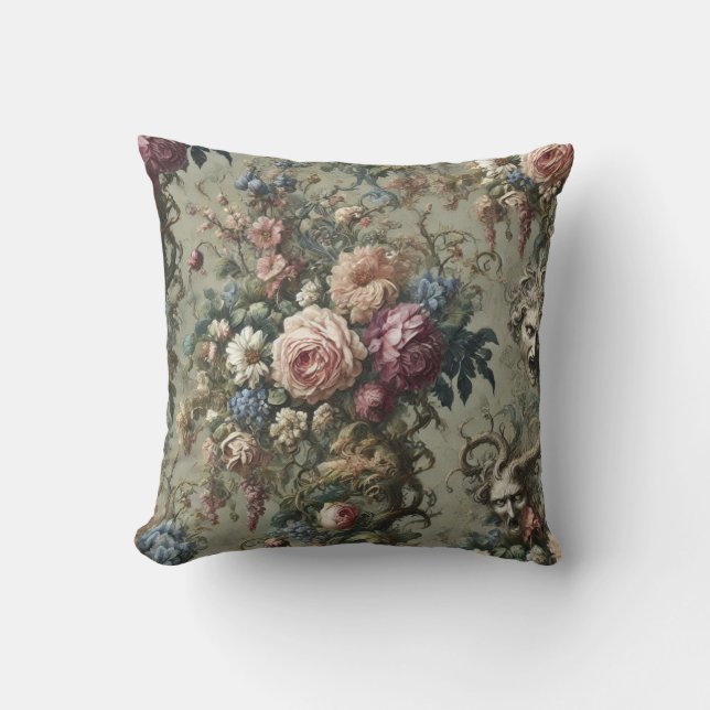 Almofada Woodland Specters - Vitoriano Gótico (Frente)