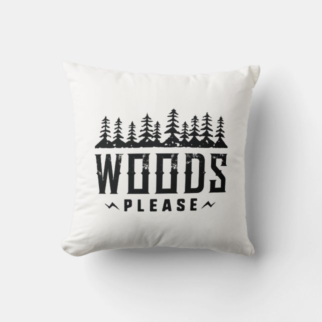 Almofada Woods, por favor (Frente)