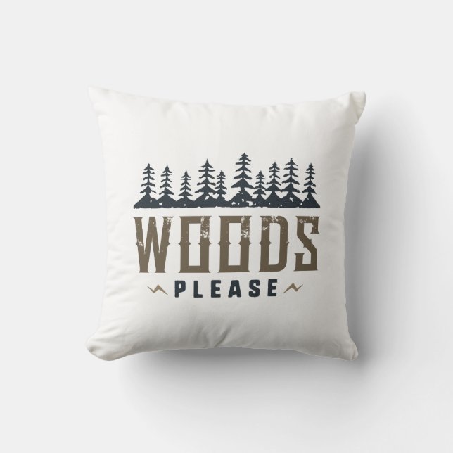 Almofada Woods, por favor (Frente)