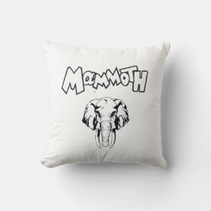Almofada Wooly Mammoth Era pré-histórica do gelo animal