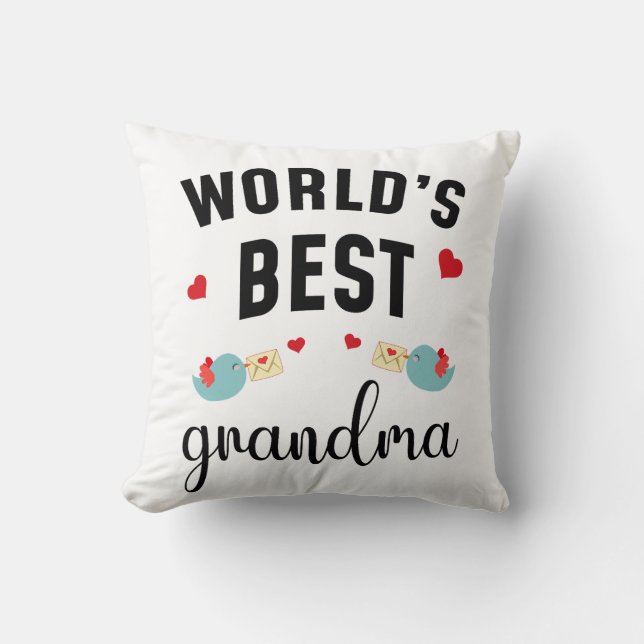 Almofada World's Best Grandma (Frente)
