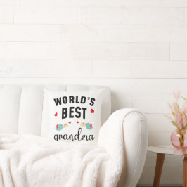 Almofada World's Best Grandma