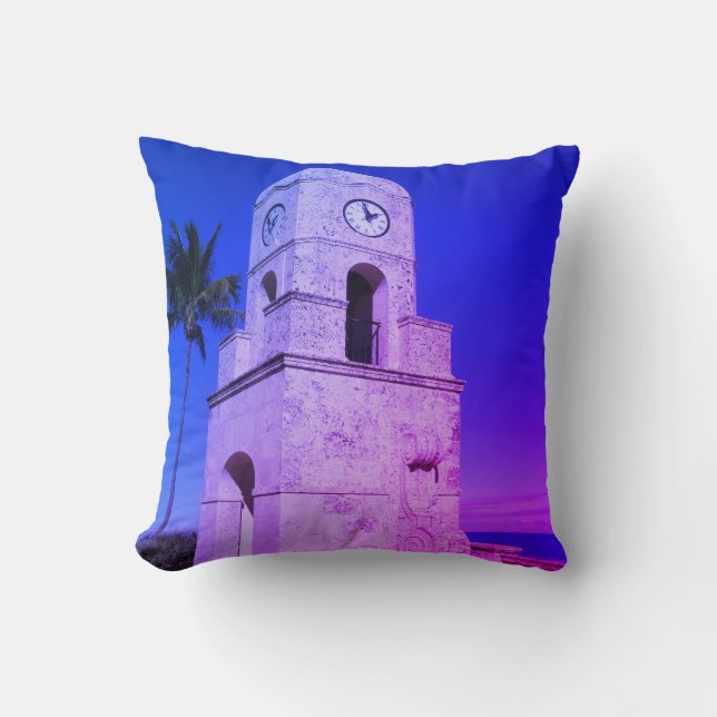 Almofada Worth Avenue Clock Tower - Palm Beach, FL (Frente)