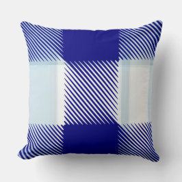 Almofada Xadrez azul