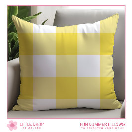 Almofada Xadrez Buffalo Amarelo