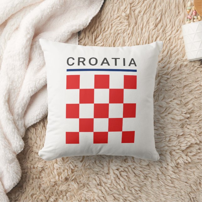 Almofada Xadrez Croata (Cobertor)