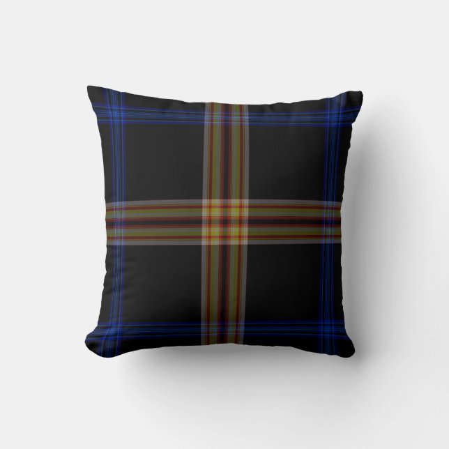 Almofada Xadrez de Tartan (Frente)
