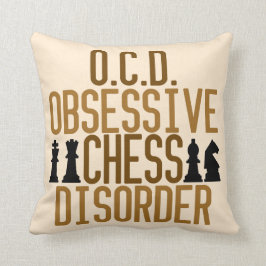 Almofada Xadrez engraçada Tan