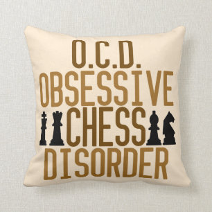 Almofada Xadrez engraçada Tan