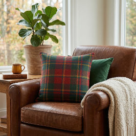 Almofada Xadrez Escocês Clássico Tartan