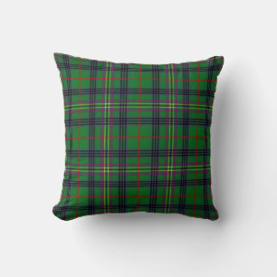 Almofada Xadrez Escocesa Clan Kennedy Tartan