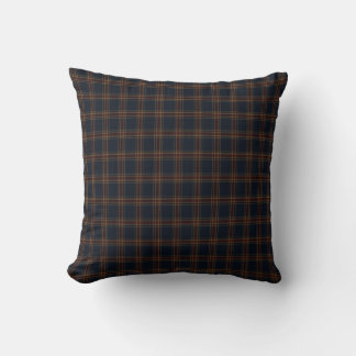 Almofada Xadrez Tartã Heritage Burgundy | Luxo Dinheiro Ant