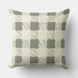Almofada Xadrez Verde