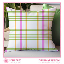 Xadrez Verde Rosa de Verão