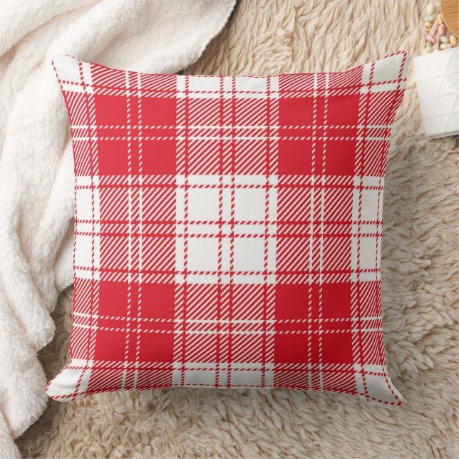 Almofada Xadrez vermelha (Cobertor)