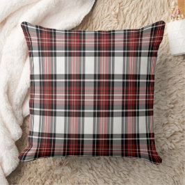 Almofada Xadrez Vermelha E Preta