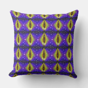 Almofada Xmas Artdeco no Arco Amarelo Roxo