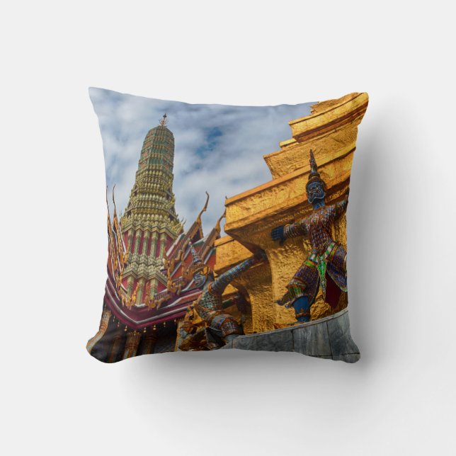 Almofada Yaksha em Wat Phra Kaeo (Frente)