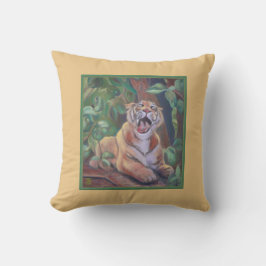 Almofada Yawning Tiger