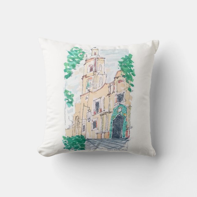 Almofada Yellow Church (Frente)