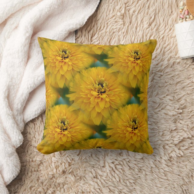 Almofada Yellow Daisy Flower Nature Pattern (Cobertor)