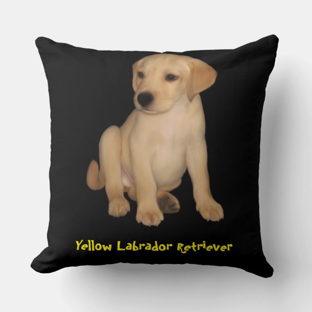 Almofada Yellow Labrador Retriever (Frente)