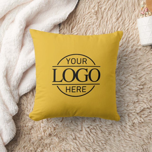 Almofada Yellow Promotional Elegant Company Business Logo (Cobertor)