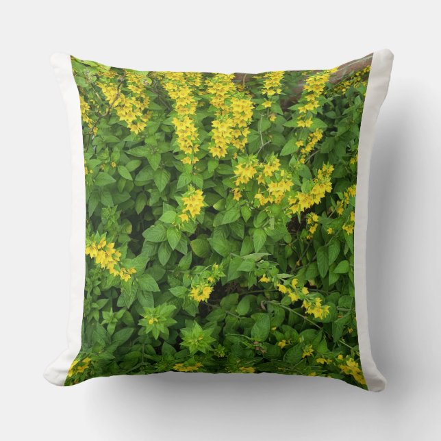 Almofada Yellow Wildflower Garden Decorative Pillow (Frente)