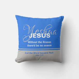 Almofada Yeshua JESUS REASON SEASON Natal