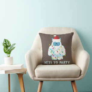 Almofada Yeti Natal Para Camisa T Festa Cute Yeti para Nata
