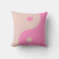 Yin Yang Impressão Peach E Pink Preppy Minimalísti