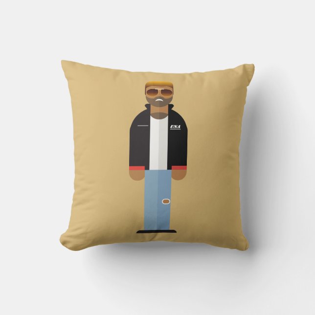 Almofada Yog – Retro Pop Icon Throw Pillow (Frente)