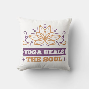 Almofada Yoga Curva A Alma Cita Lotus Flower Zen