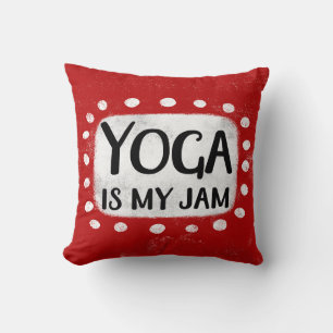 Almofada Yoga É O Meu Travesseiro decorativo