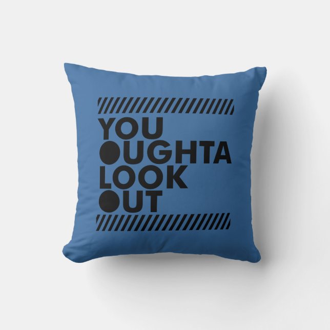 Almofada YOLO com cuidado (Frente)